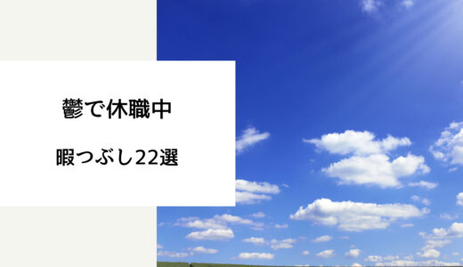 休職 暇つぶし