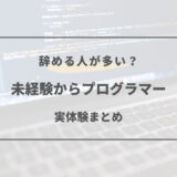 未経験 プログラマー 辞めたい